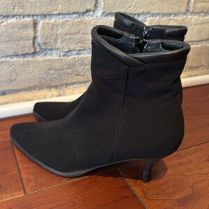 Stuart Weitzman Black Gore Tex Ankle Boots